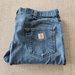 Carhartt Traditional Fit Jeans Mens Size 42x34 Medium Wash Denim